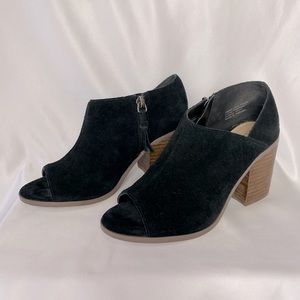 Sole society peel toe chunky heel